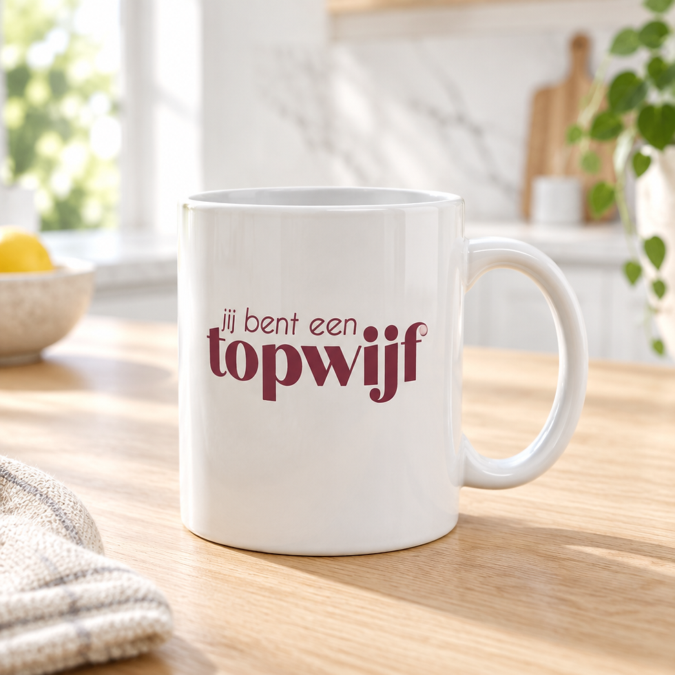 Miniature : mok ‘je bent een topwijf’
