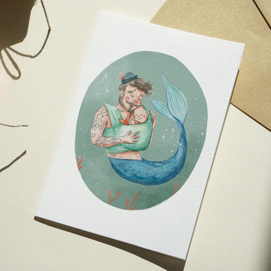 wenskaart - zeemeerman