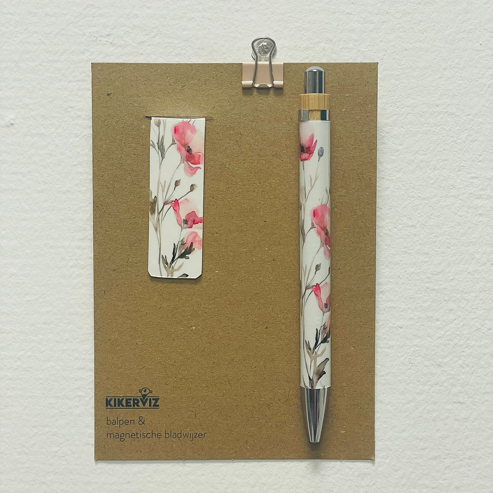 Thumbnail: bamboe pen + magnetische bladwijzer