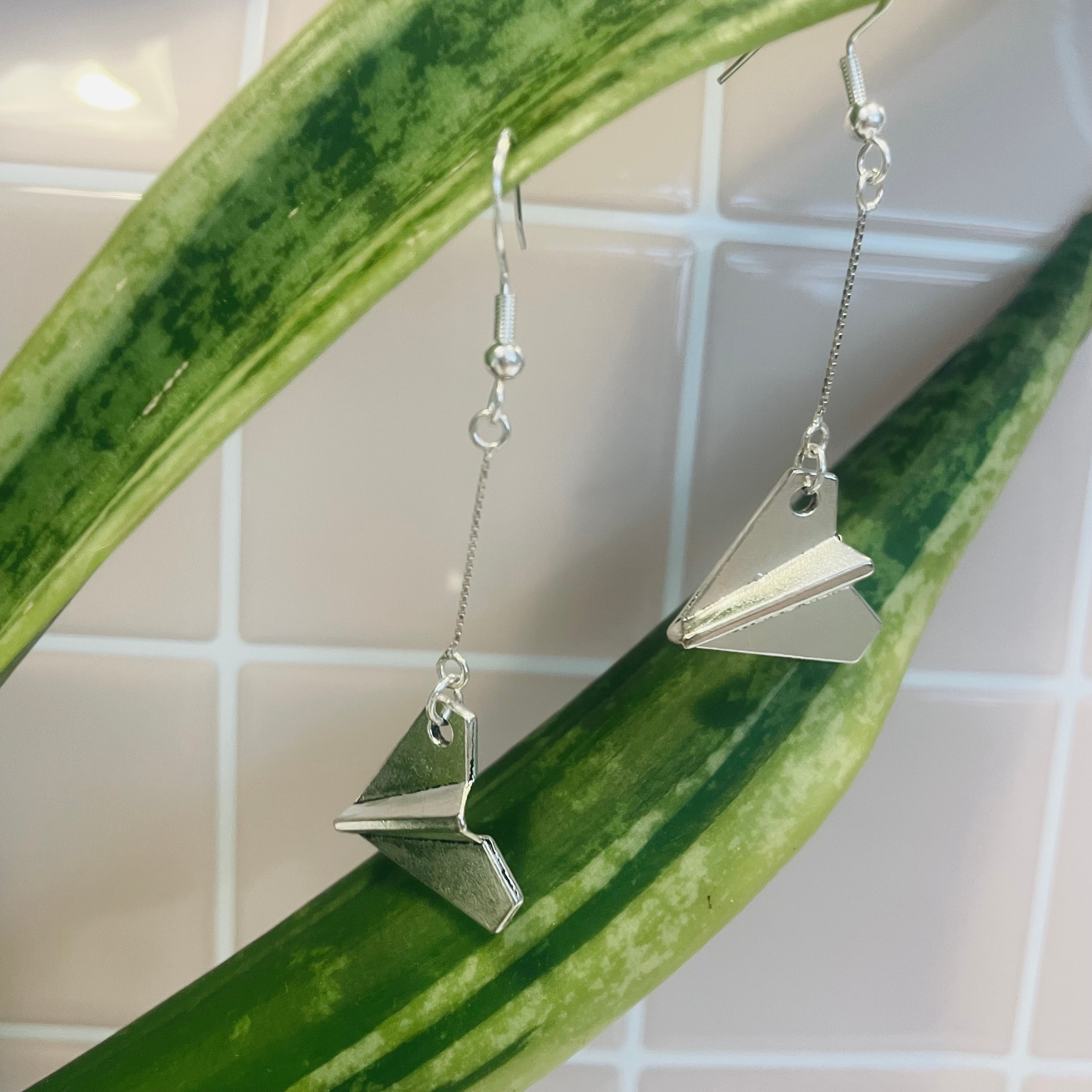 oorbellen vliegtuigje