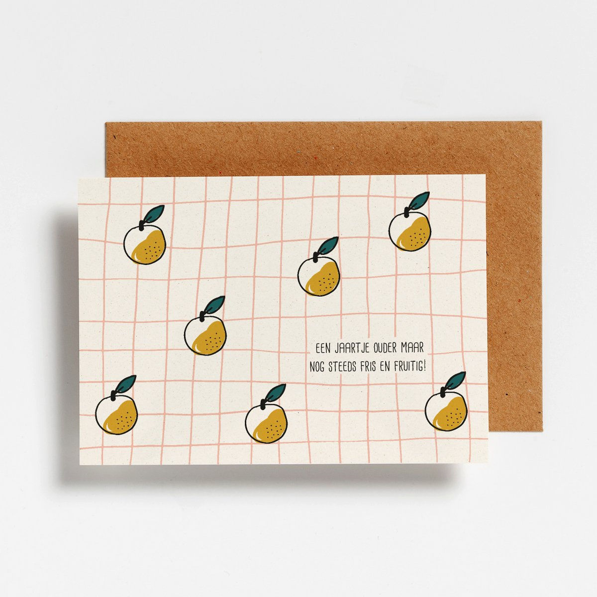 wenskaart - fris en fruitig