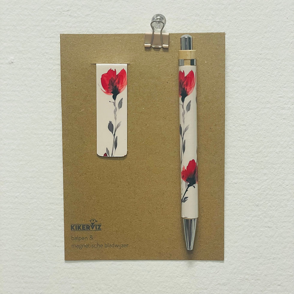 Thumbnail: bamboe pen + magnetische bladwijzer