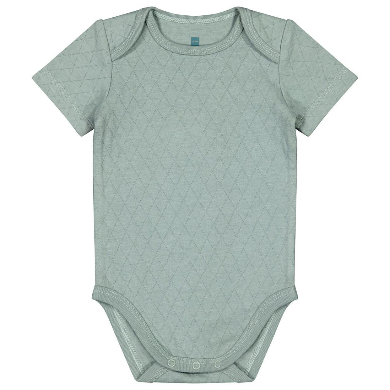 gepersonaliseerde body - blauwgrijs ajour