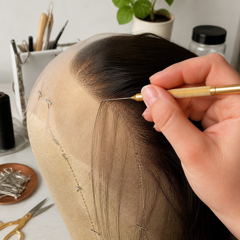 How to ventilate a lace wig