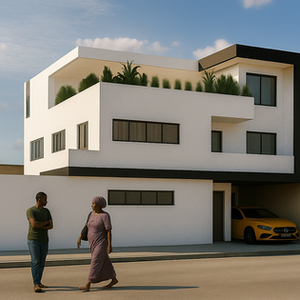 Construction Villa de type r+2 (en réalisation)