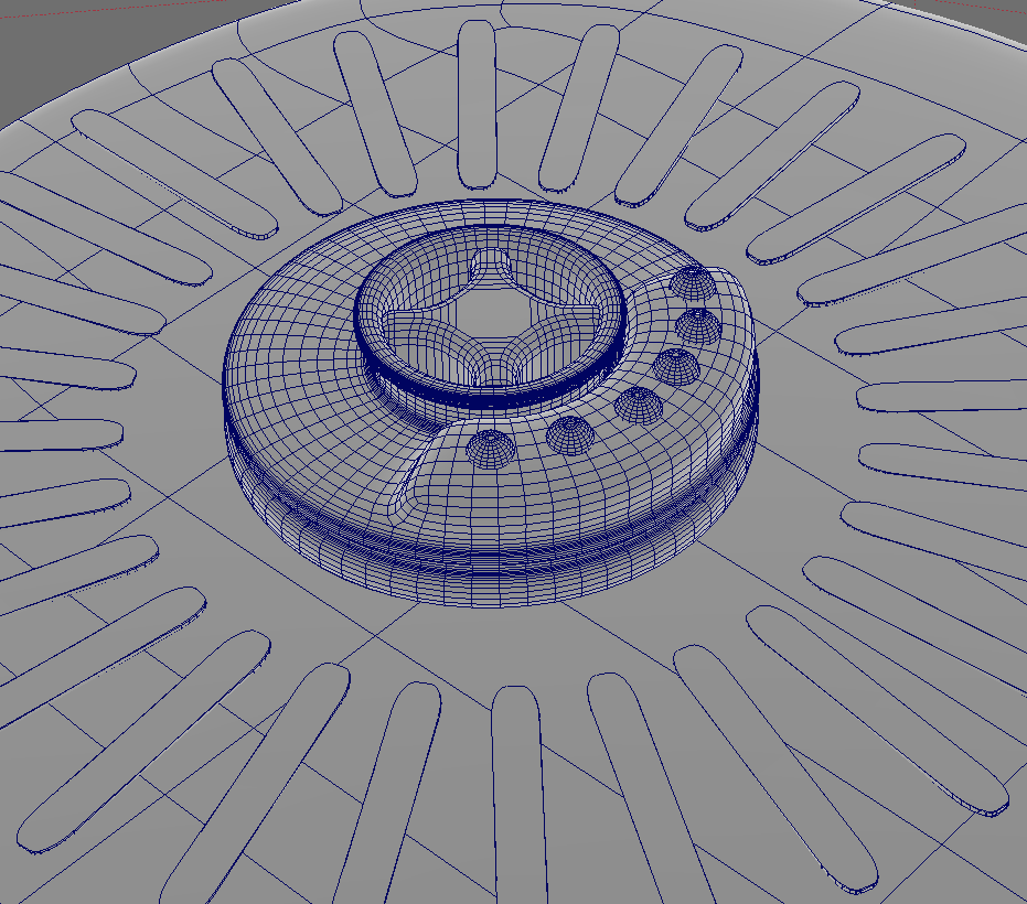 Detail wireframe
