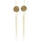 Thumbnail: sol earrings with pearls