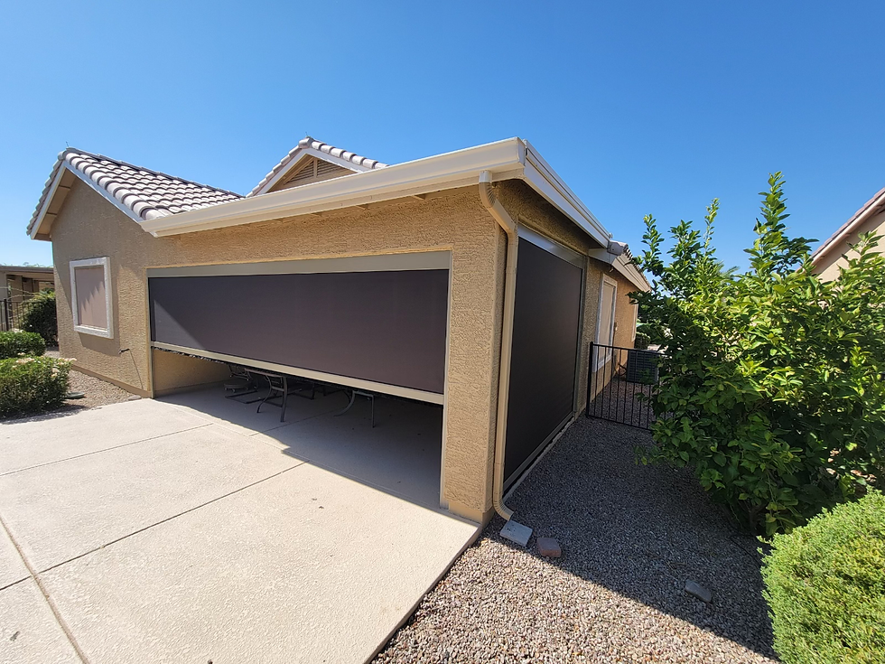 Motorized Retractable Shades in Saddlebrook and Oracle Arizona: