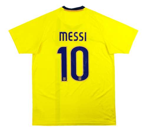 FC Barcelona Messi 2008 10 シャツ Mサイズ Barcelona 2008 Away #10 Messi | futclassics