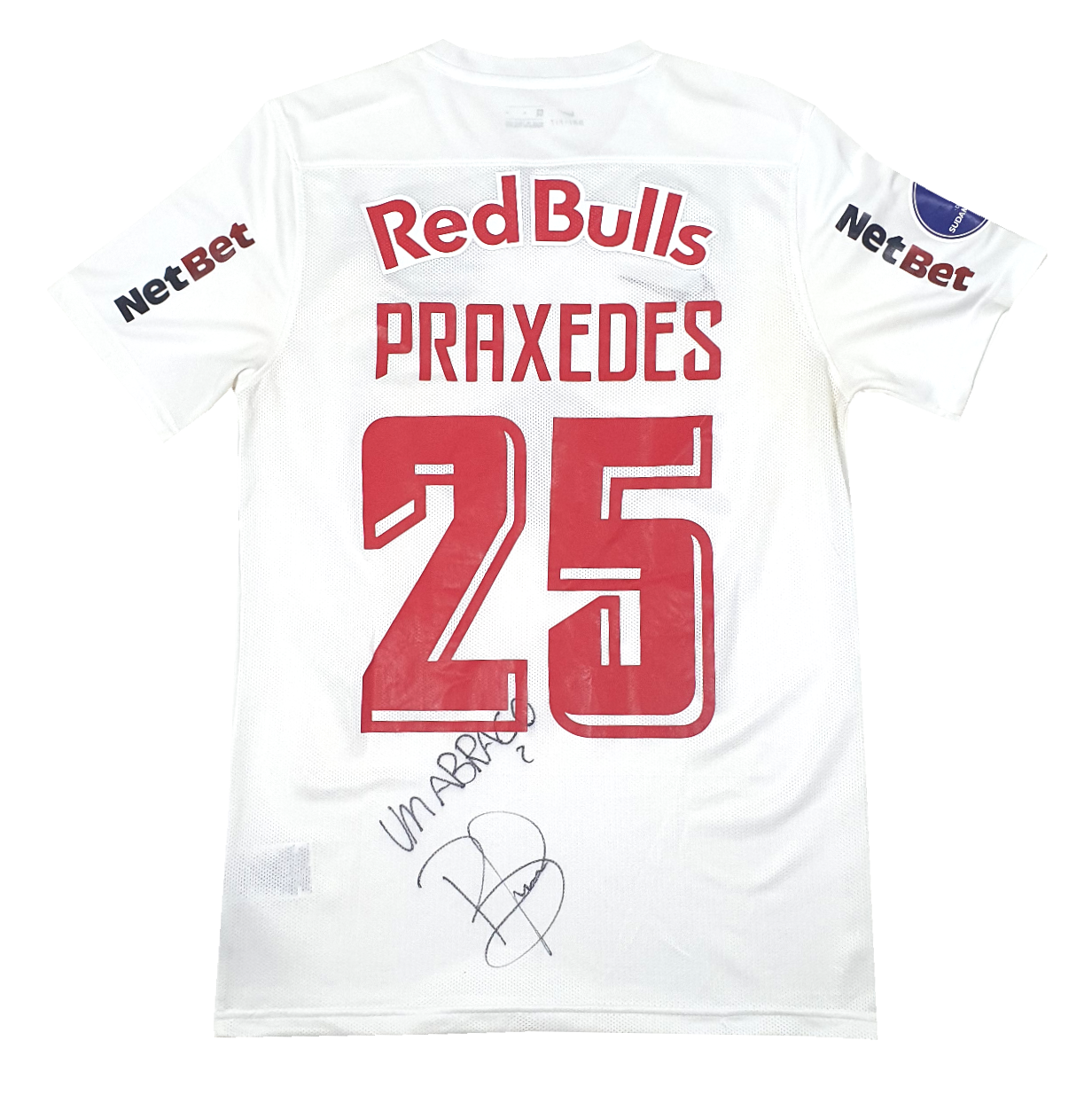 Red Bull Bragantino 2021 Home De Jogo #25 Praxedes Autografada