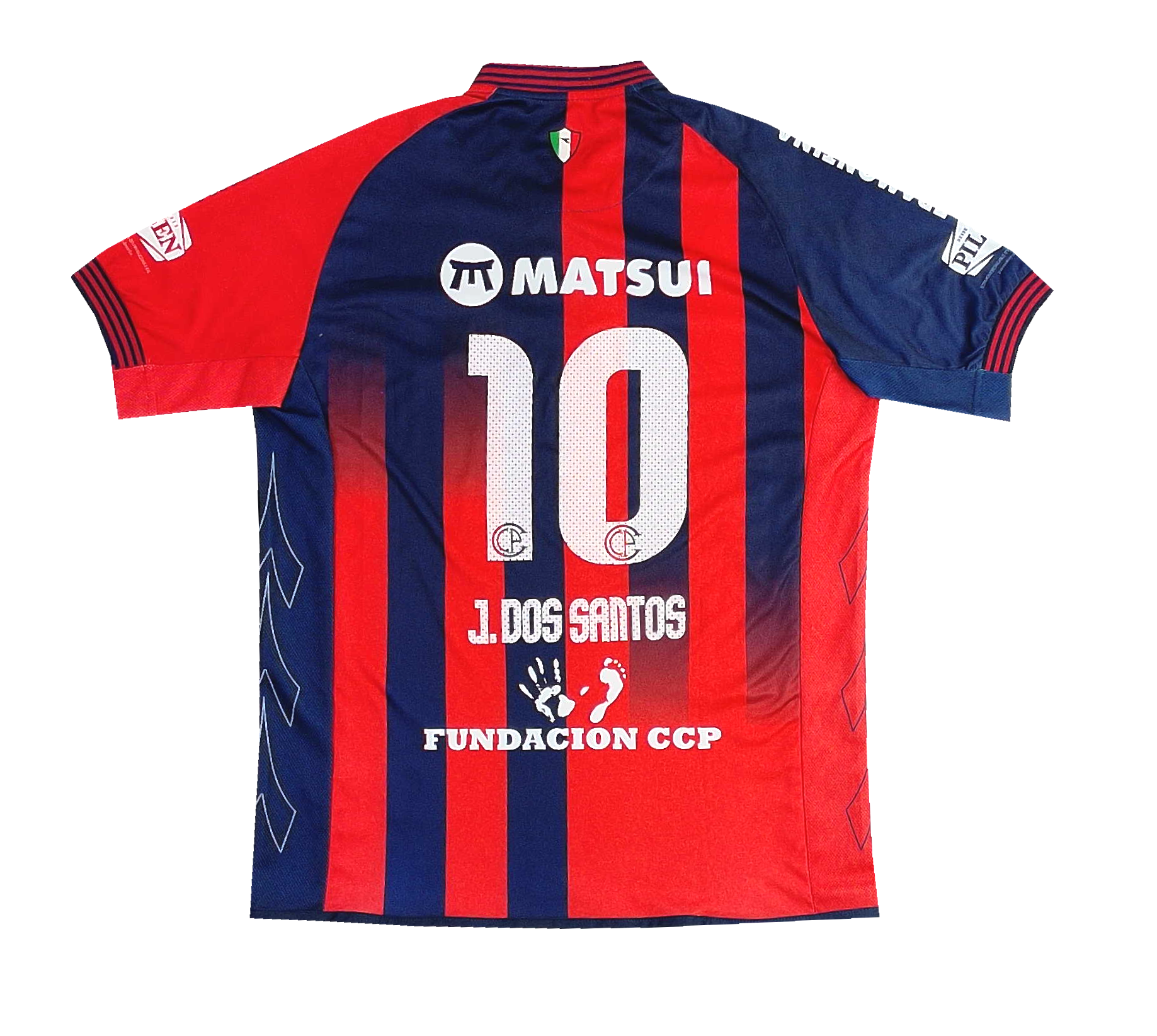 Cerro Porteno 2014 Home De Jogo #10 J. Dos Santos