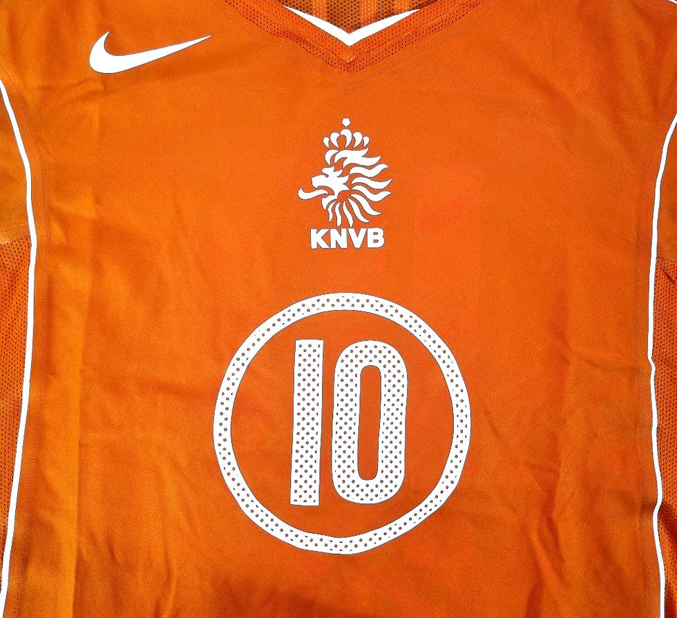 Miniatura: Holanda 2004 Home Reedição #10 Van Nistelrooy