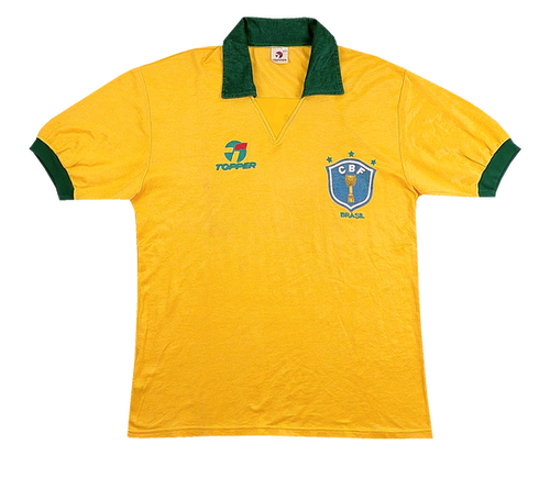 ブラジル代表 TOPPER ポロシャツBrasil Brasil 1990 Home | futclassics
