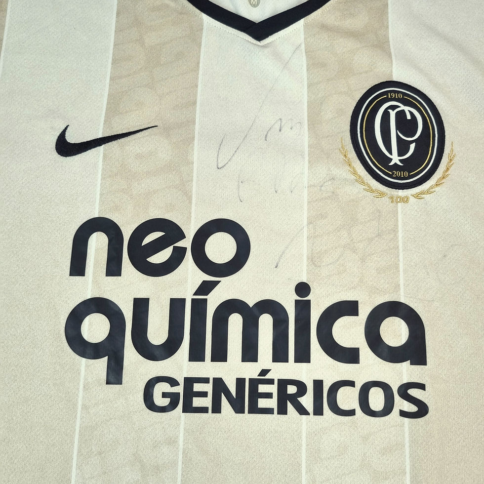 Miniatura: Corinthians 2010 Centenário #9 Ronaldo Autografada