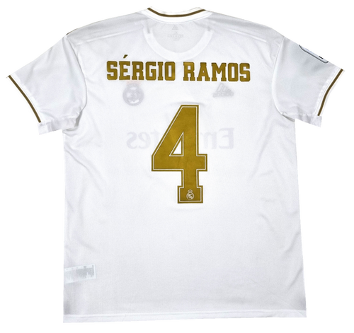 Real Madrid 2019 Home #4 Sergio Ramos | futclassics
