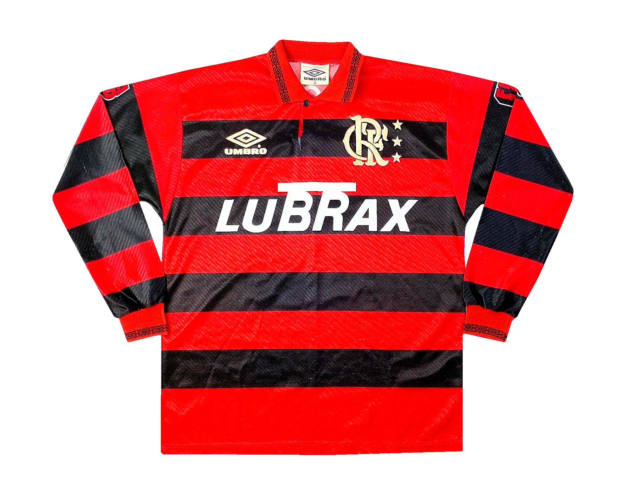 Flamengo 1995 Home #11 Mangas Longas