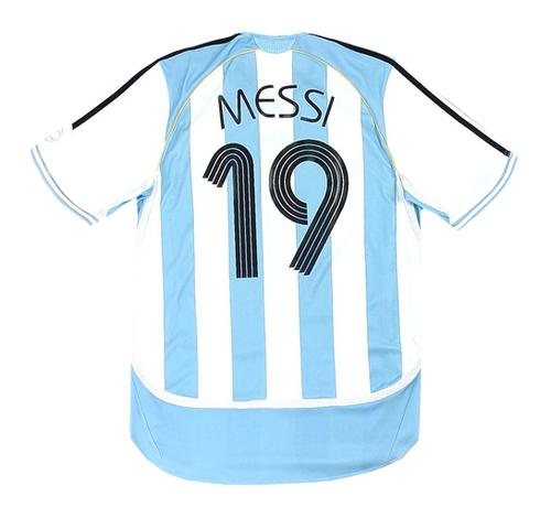 再々値下げ！新品未使用！ARGENTINA 2006MESSI Argentina 2006 Home #19 Messi | futclassics