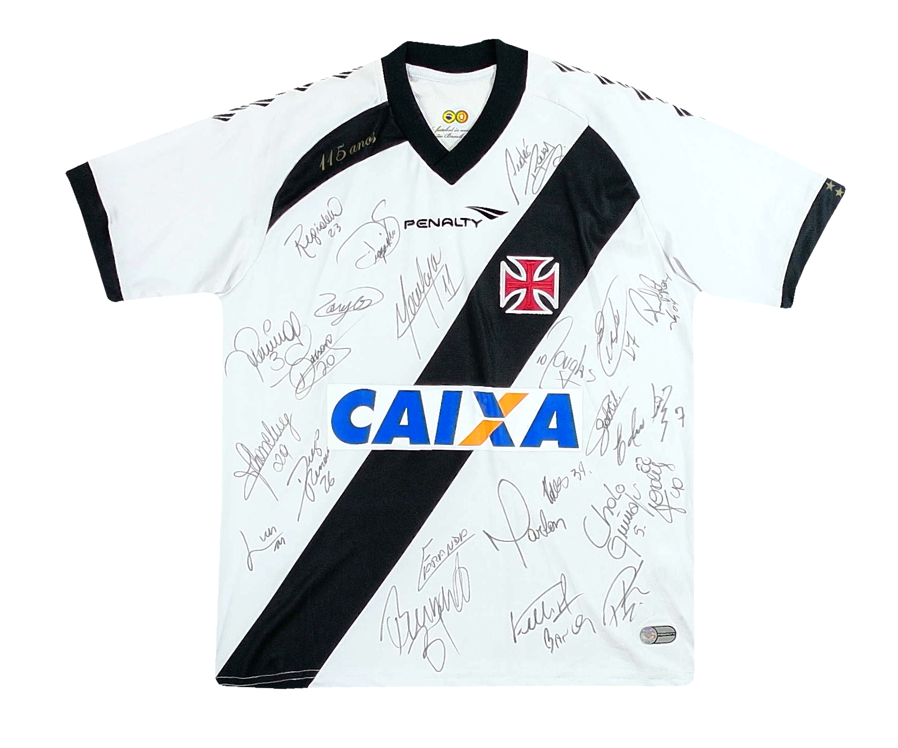 Vasco da Gama 2013 Away #7 Autografada