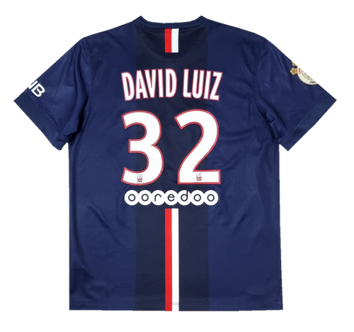 PSG 2014 Home #32 David Luiz | futclassics