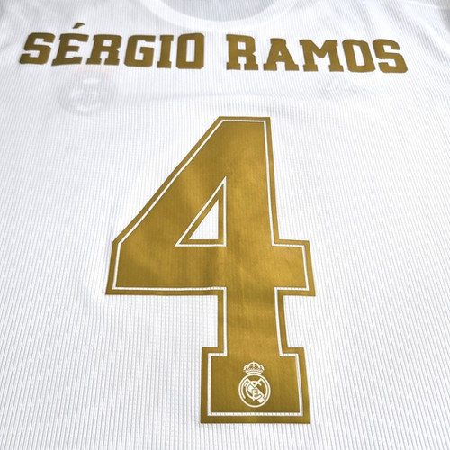 Real Madrid 2019 Home #4 Sergio Ramos | futclassics