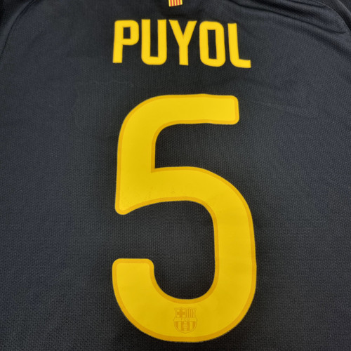 Barcelona 2011 Away #5 Puyol | futclassics
