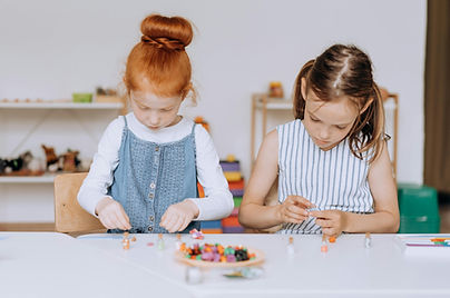 girls playing