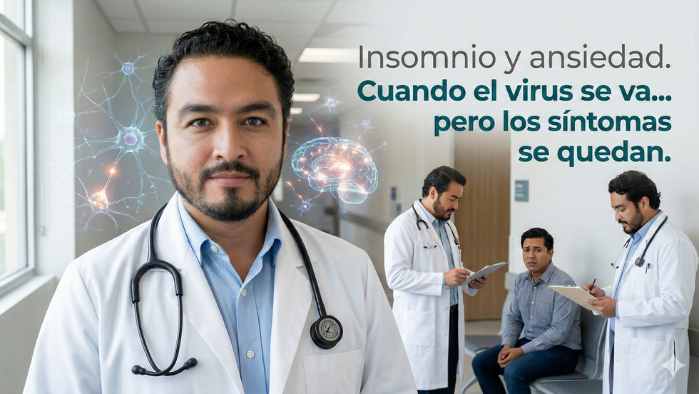 Insomnio y ansiedad. Cuando el virus se va… pero los síntomas se quedan.