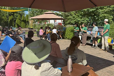 professional development workshop for garden educators