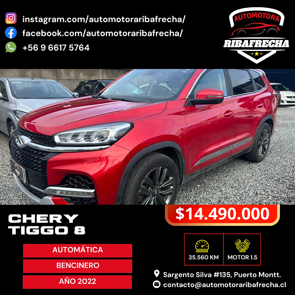 Cheyr Tiggo 8 GLX AT