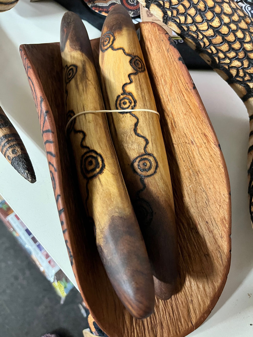 Authentic Aboriginal Clapsticks EARTHwise Culture