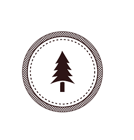 Tree Badge White