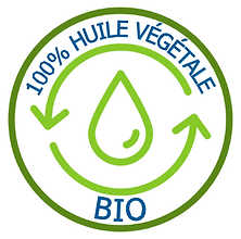 Produit avec des huiles 100% vegetale