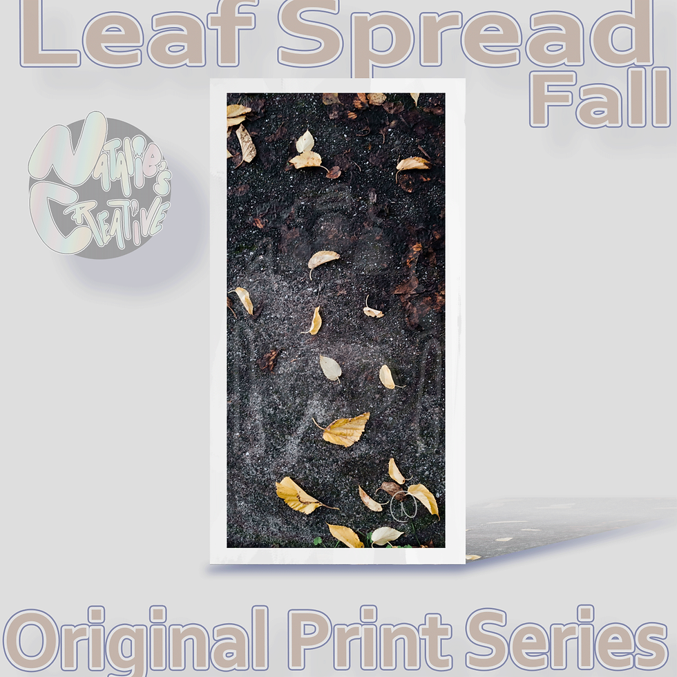 Original Prints Fall Leaf Spread Natalie
