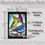 Thumbnail: Eastern Bluebird 07 ORIGINAL Kitsch Stained Glass Birds Natalie