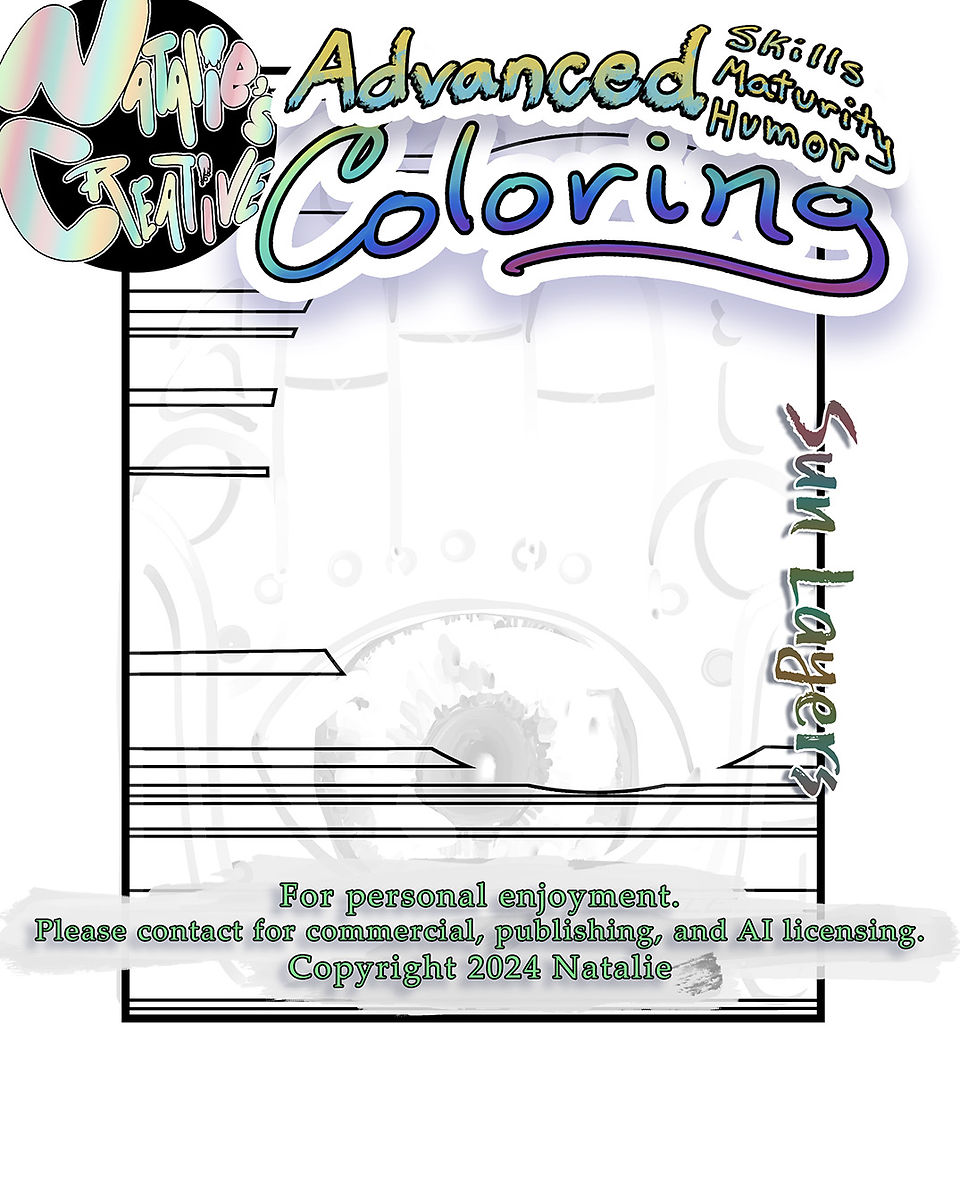 Sun Layers a coloring page by Natalie