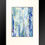 Thumbnail: Black frame light matte black lined window for The original Artifacts On Ice acrylic abstract painting by Natalie