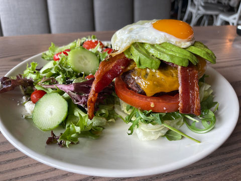 hamburger with no bun