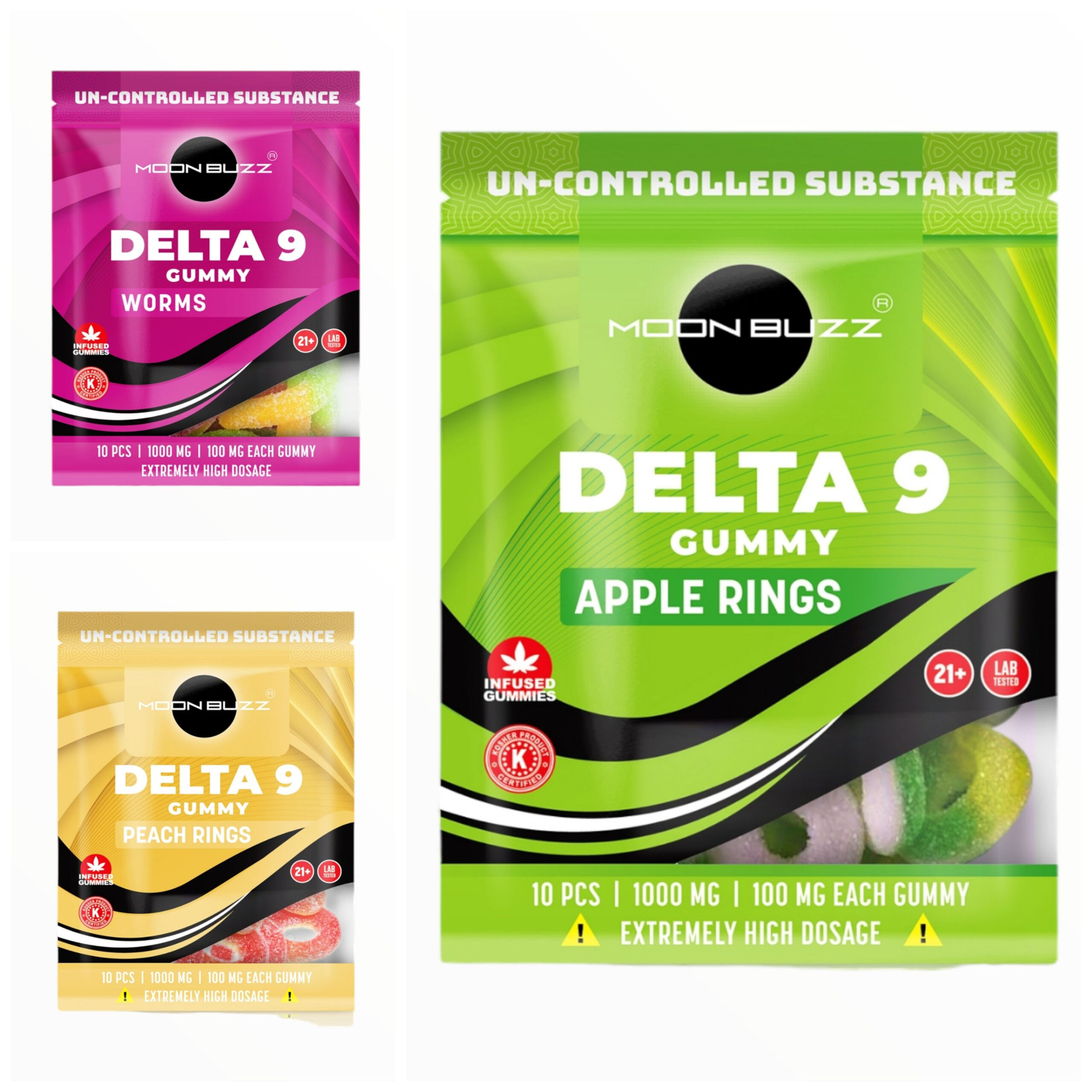 Moon Buzz Delta 9 THC Gummies