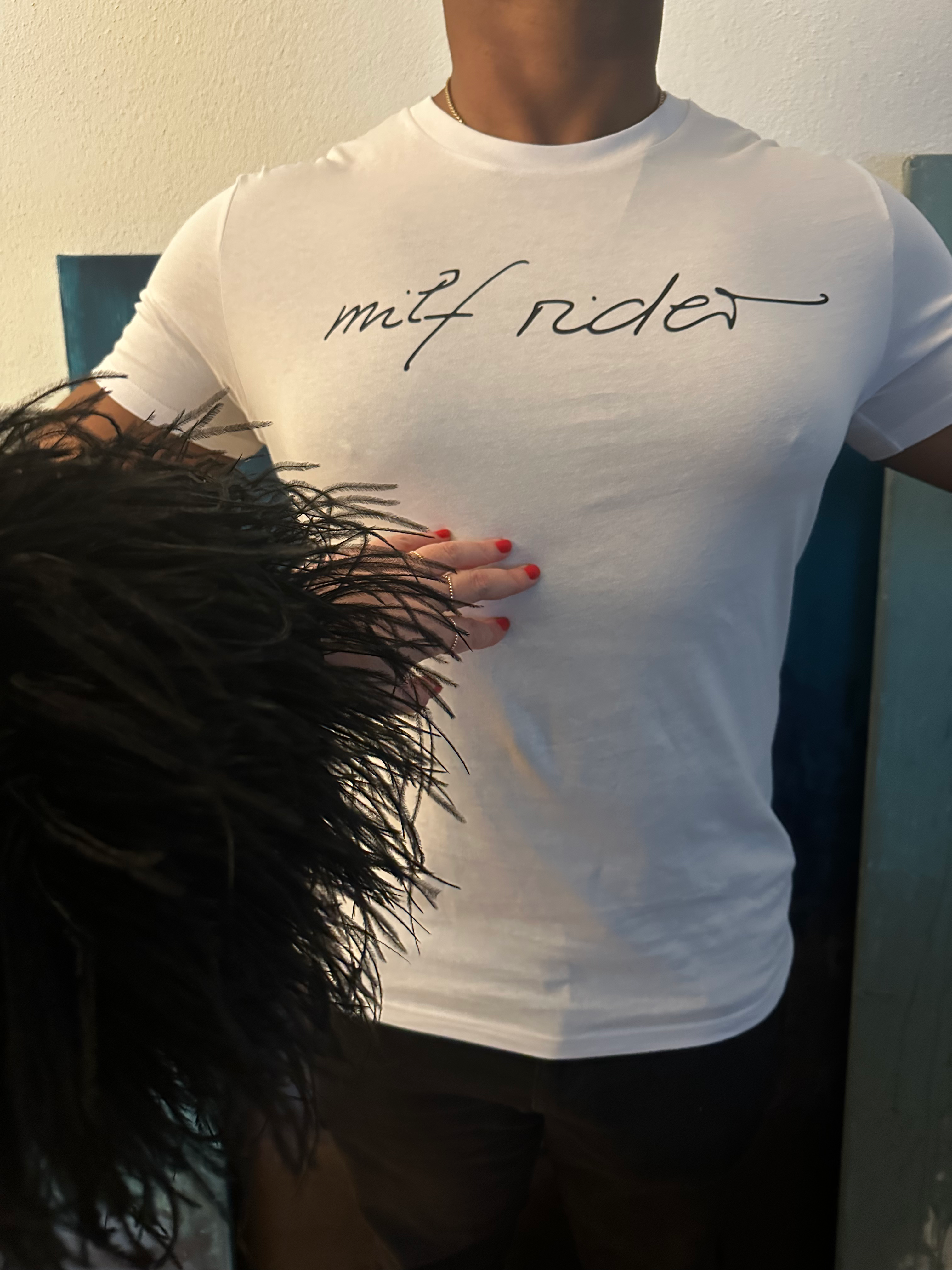 T-Shirt "milf rider"