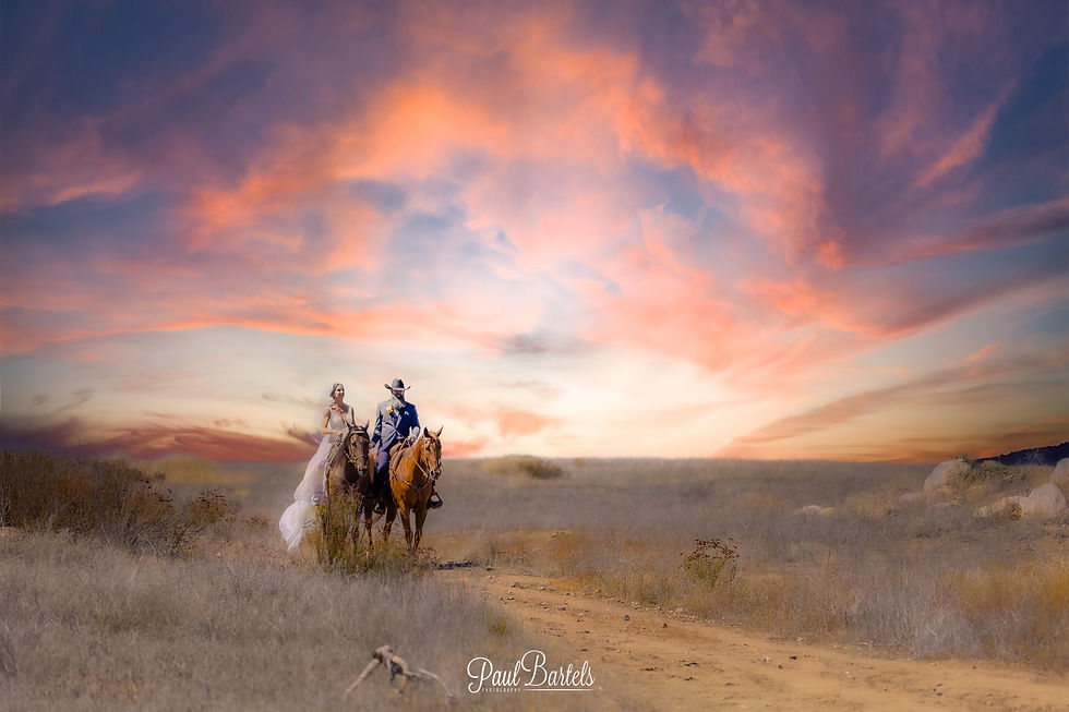 Wedding Photography Temecula with horses