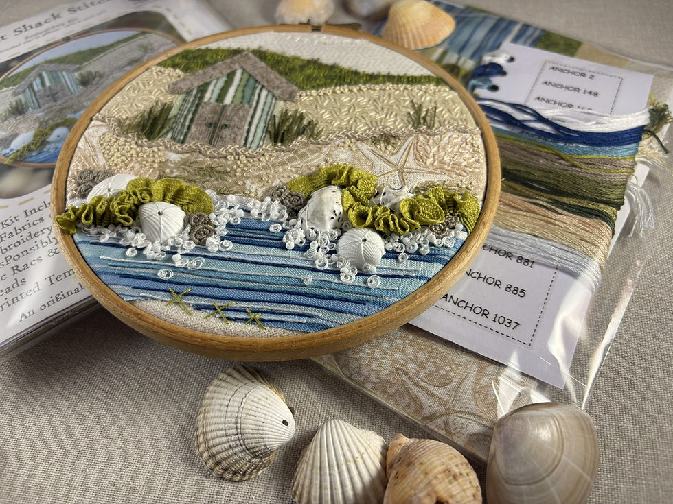Thumbnail: The Salt Shack Stitchscape Embroidery Kit