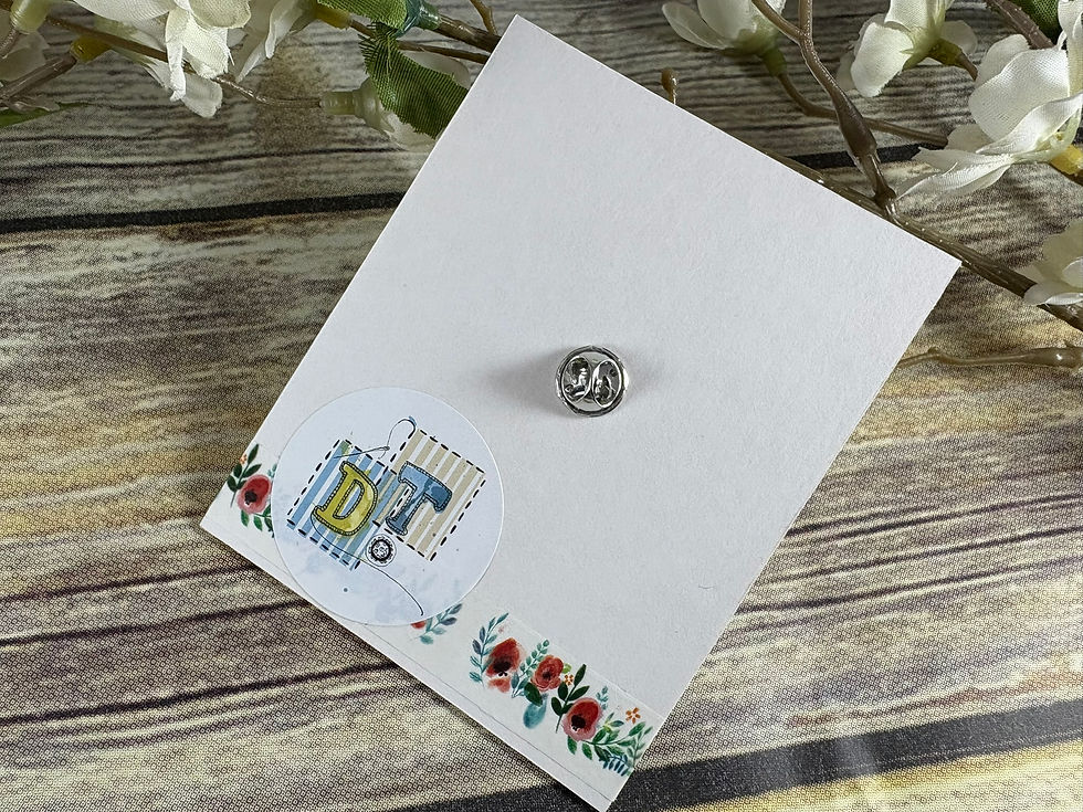 Thumbnail: Hand Embroidered Poppy Brooch Large Oval