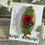 Thumbnail: Hand Embroidered Poppy Brooch Large Oval