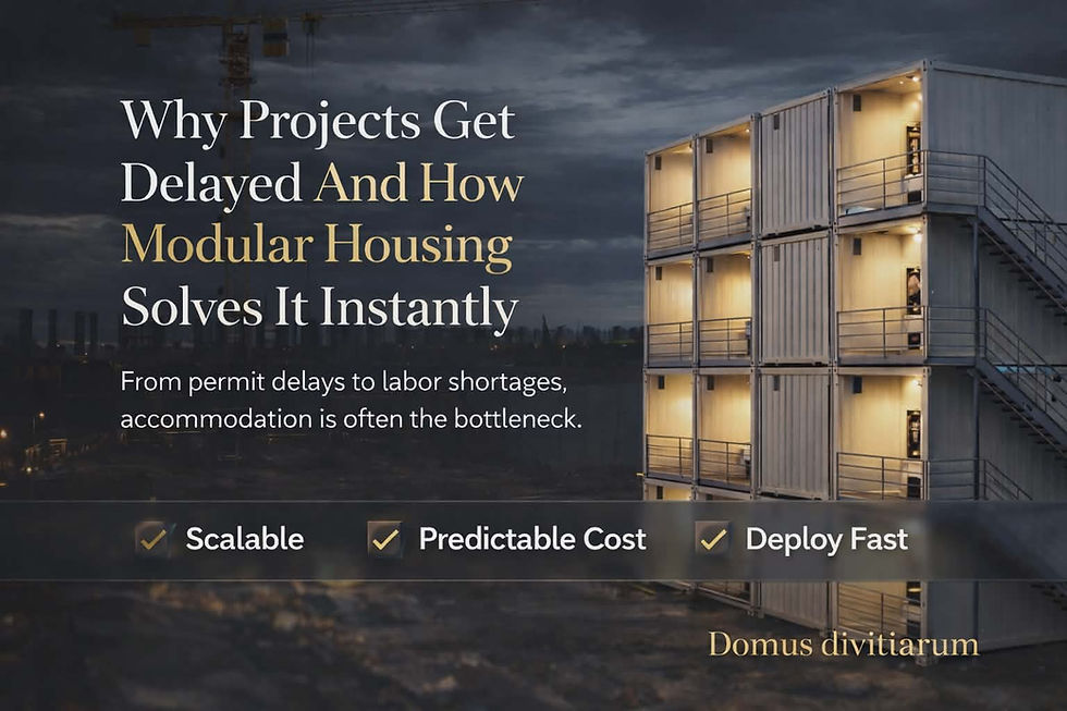 Why Projects Get Delayed — And How Modular Housing Solves It Instantly?