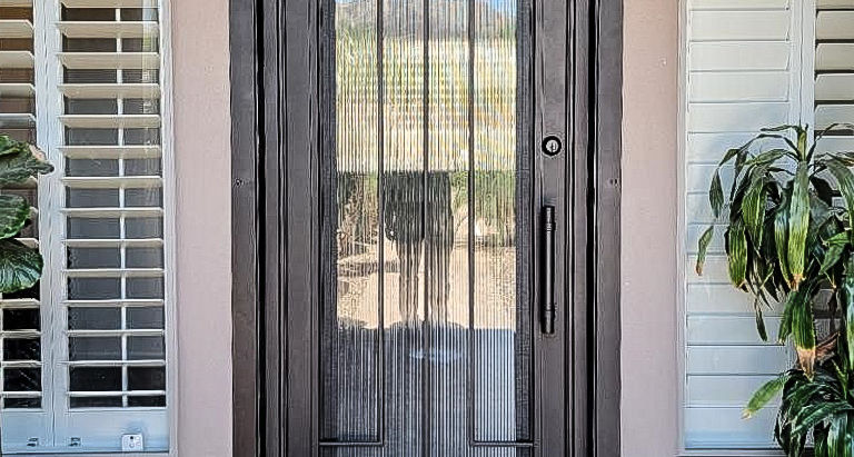 The Zen iron entry door