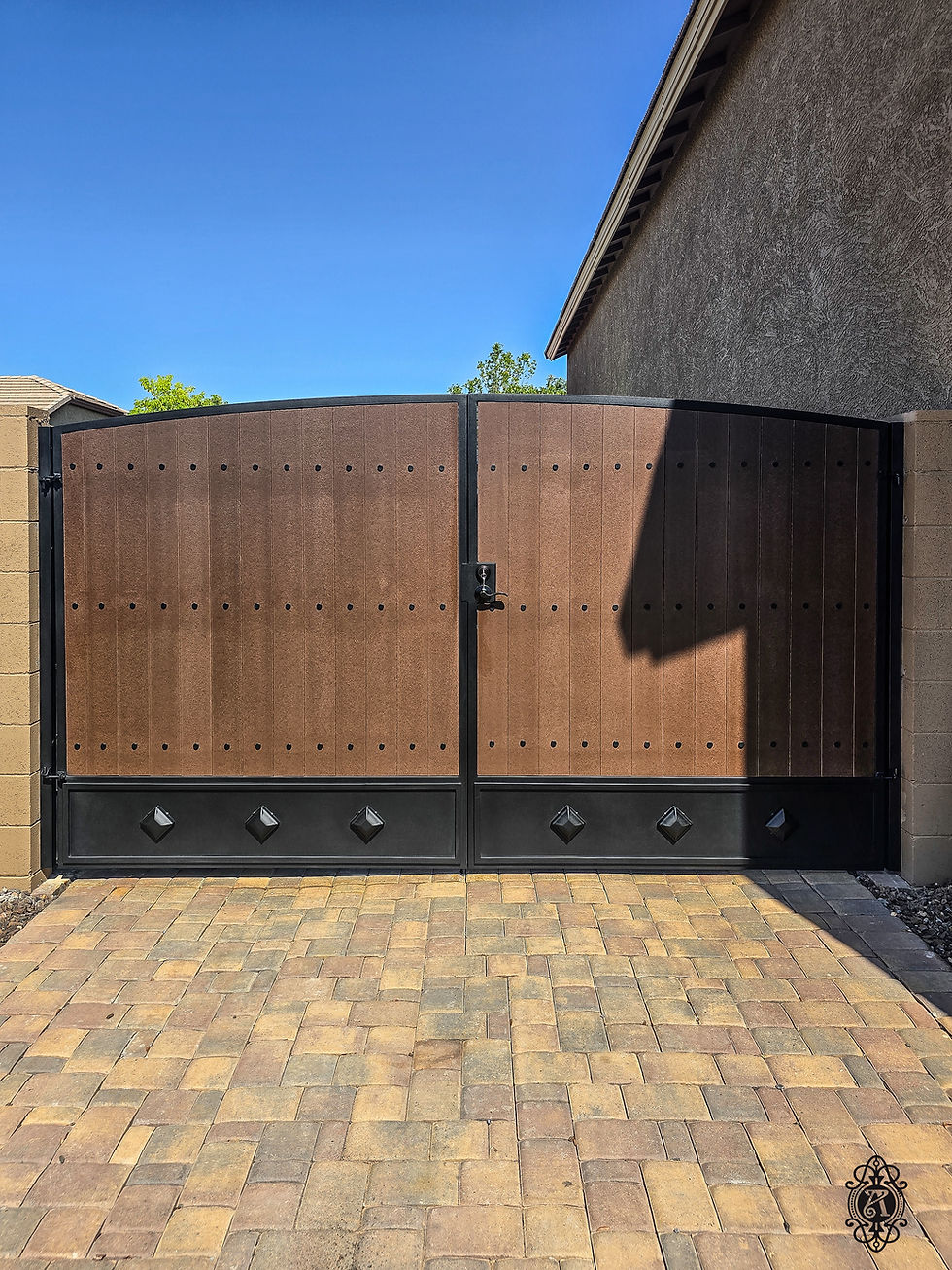 At Allied Iron, we design, fabricate, and install custom iron privacy gates built specifically for Arizona homeowners who want durability, style, and long-term performance.