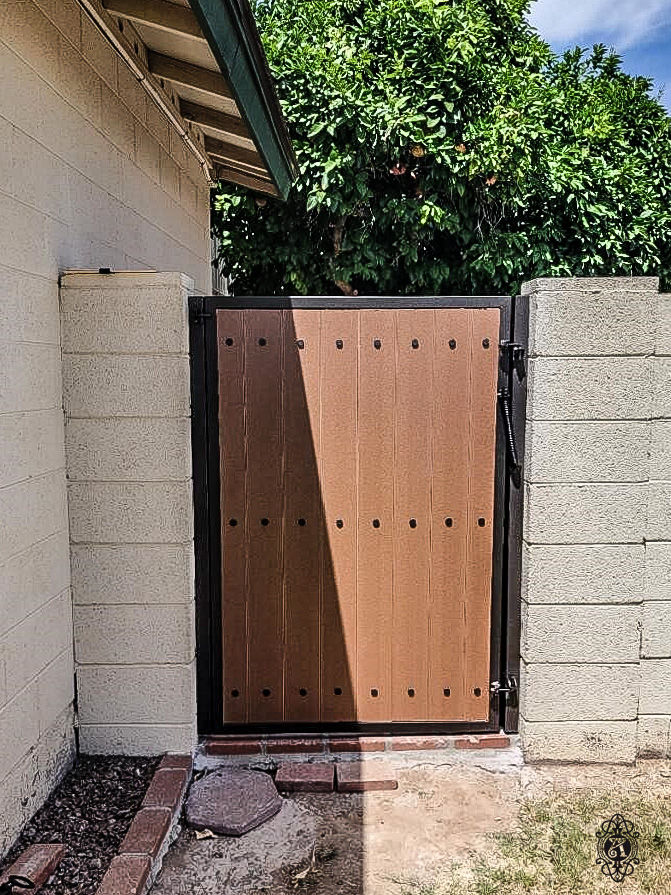 Select iron privacy gates on sale!