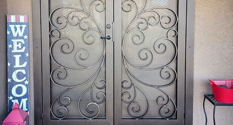 Double Monarch regal security door.