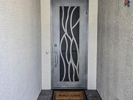  An aluminum security doors by Allied Iron that blends strength, sophistication, and long-term durability. 