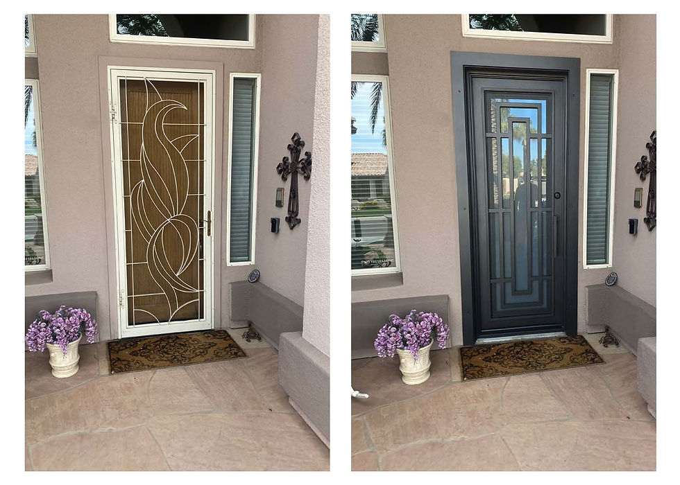 Allied Iron offers fully customizable iron entry doors tailored to your home's architecture and your personal taste.
